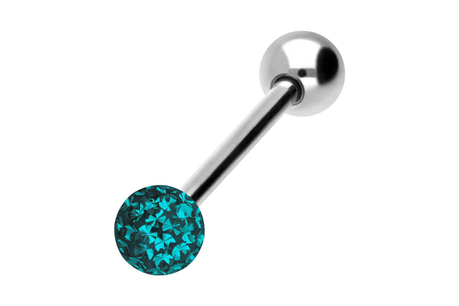 Titan Barbell Piercing EPOXY- + TITAN-KUGEL